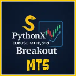 PythonX – EURUSD M1 Hybrid Breakout EA MT5 (NEW!)